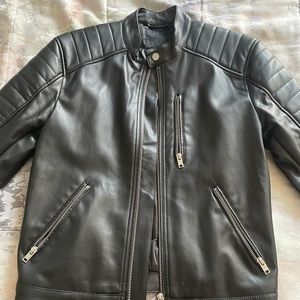 Mens Black Leather Jacket